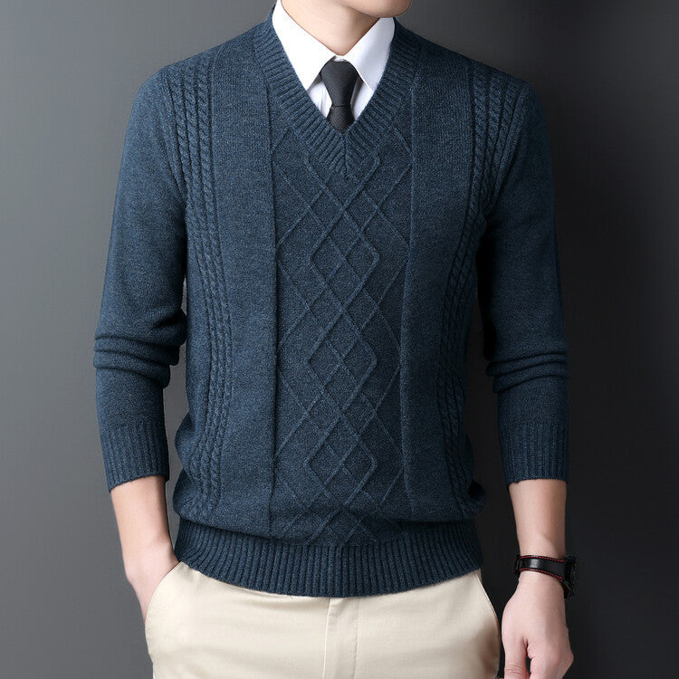 Chicken Collar Pullover Knitting Men's Casual Hoodie - Munsieur