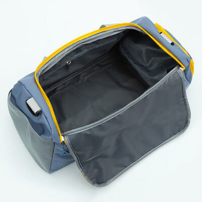 Oxford Cloth Multi Pockets Adjustable Strap Travel Bag - Munsieur