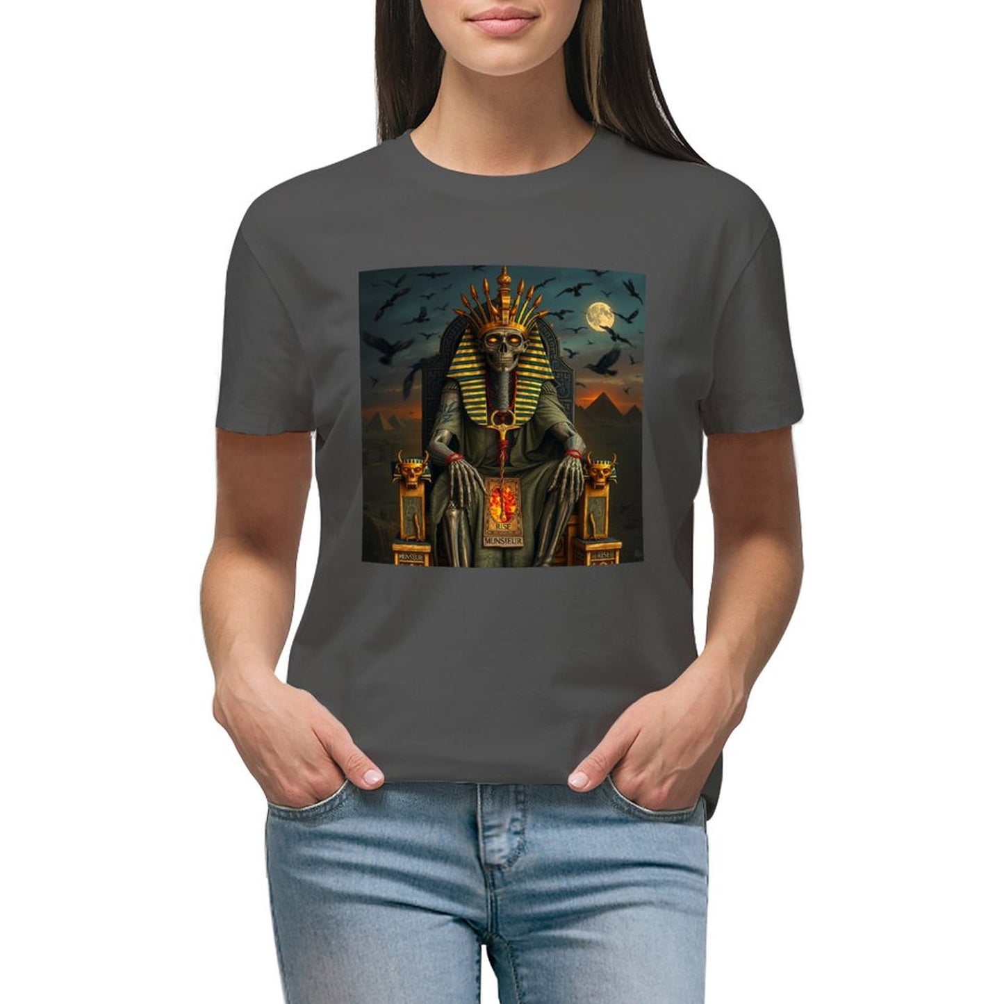 Munsieur Pharaoh's Reign Collection Women's T-Shirt (High Definition & Front Printing)