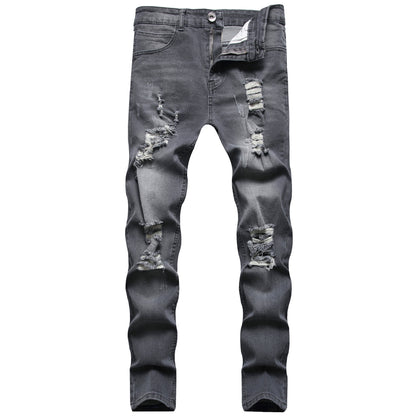 Men's Ripped Slim-fit Fashion Pants