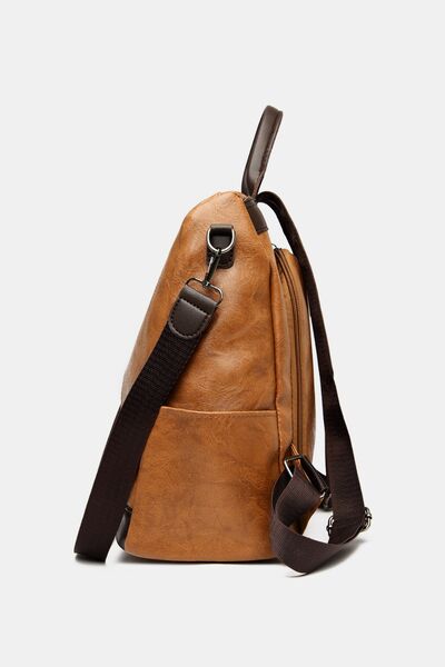 Stylish PU Leather Backpack for Everyday Adventures - Munsieur