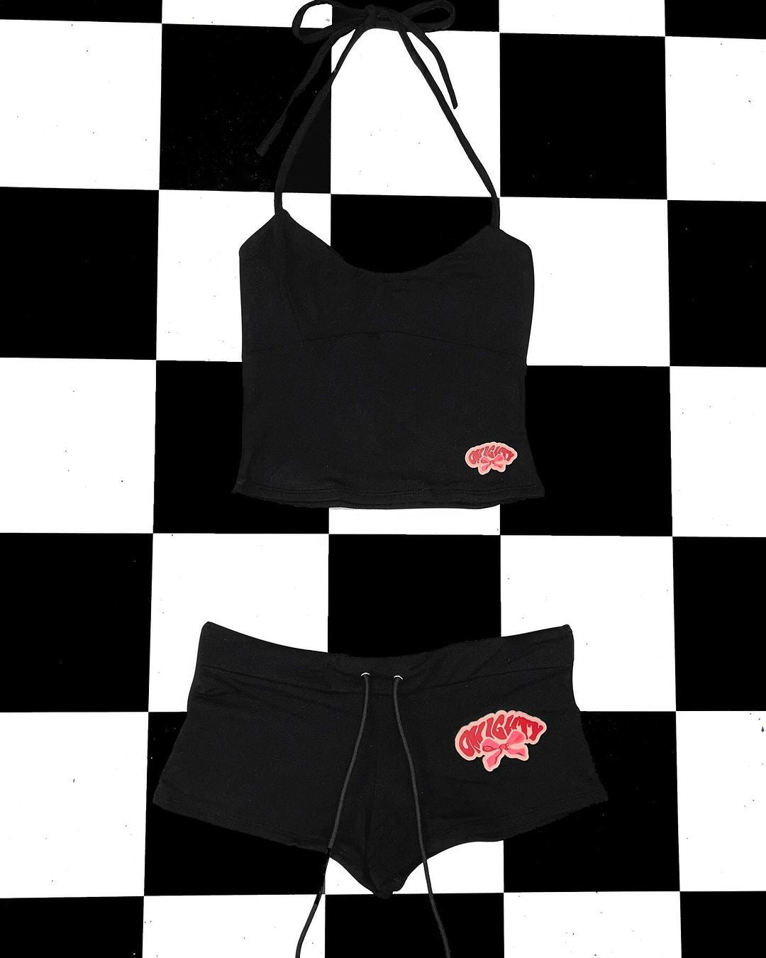 Camisole American Super Two-piece T-shirt Set