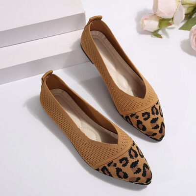 Point Toe Mesh Flat Slip-Ons - Munsieur