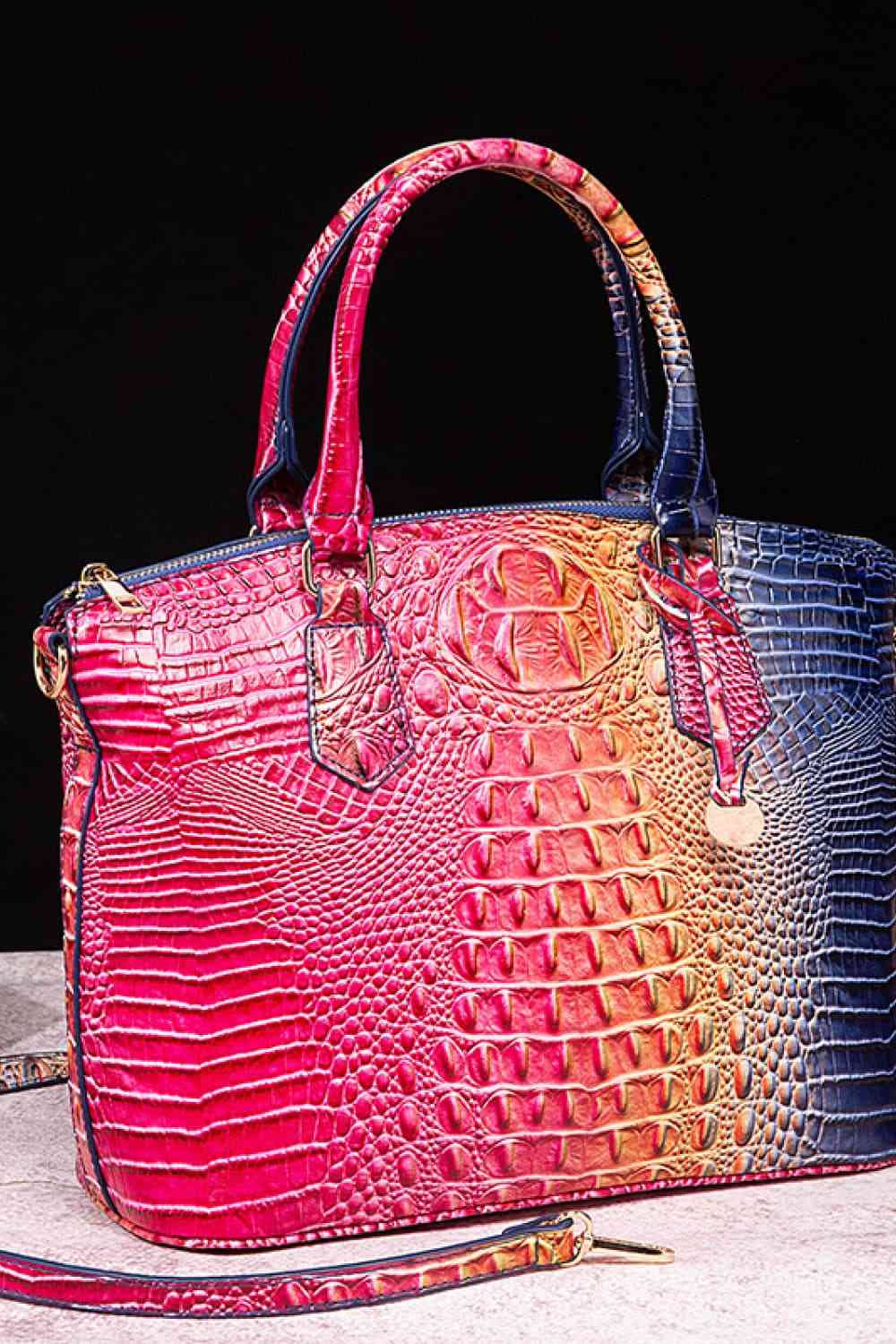 Gradient PU Leather Handbag - Munsieur