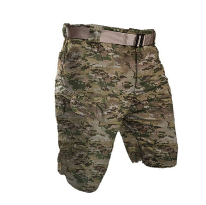 Men's Tactical Casual Shorts Streetwear Plaid Fabric Waterproof Free Shipping