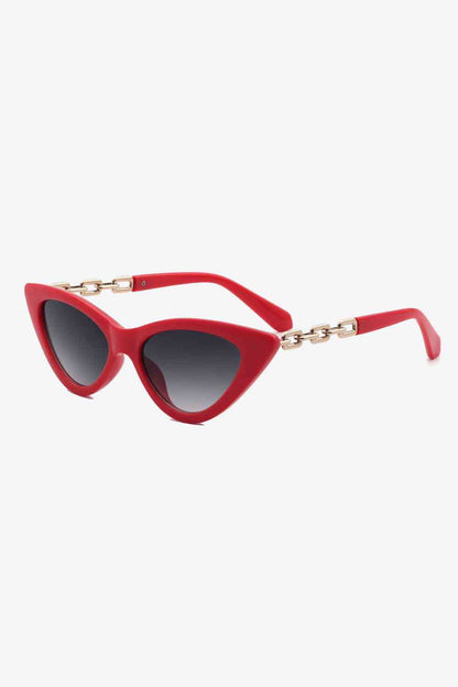 Chain Detail Cat-Eye Sunglasses - Munsieur