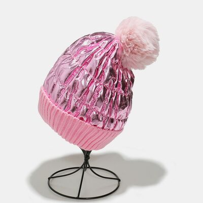 Thermal Knit Hat with Pompom - Munsieur