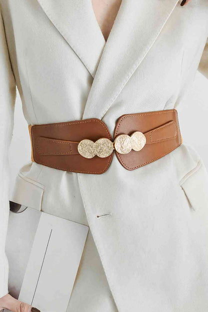 Alloy Buckle Elastic Belt - Munsieur