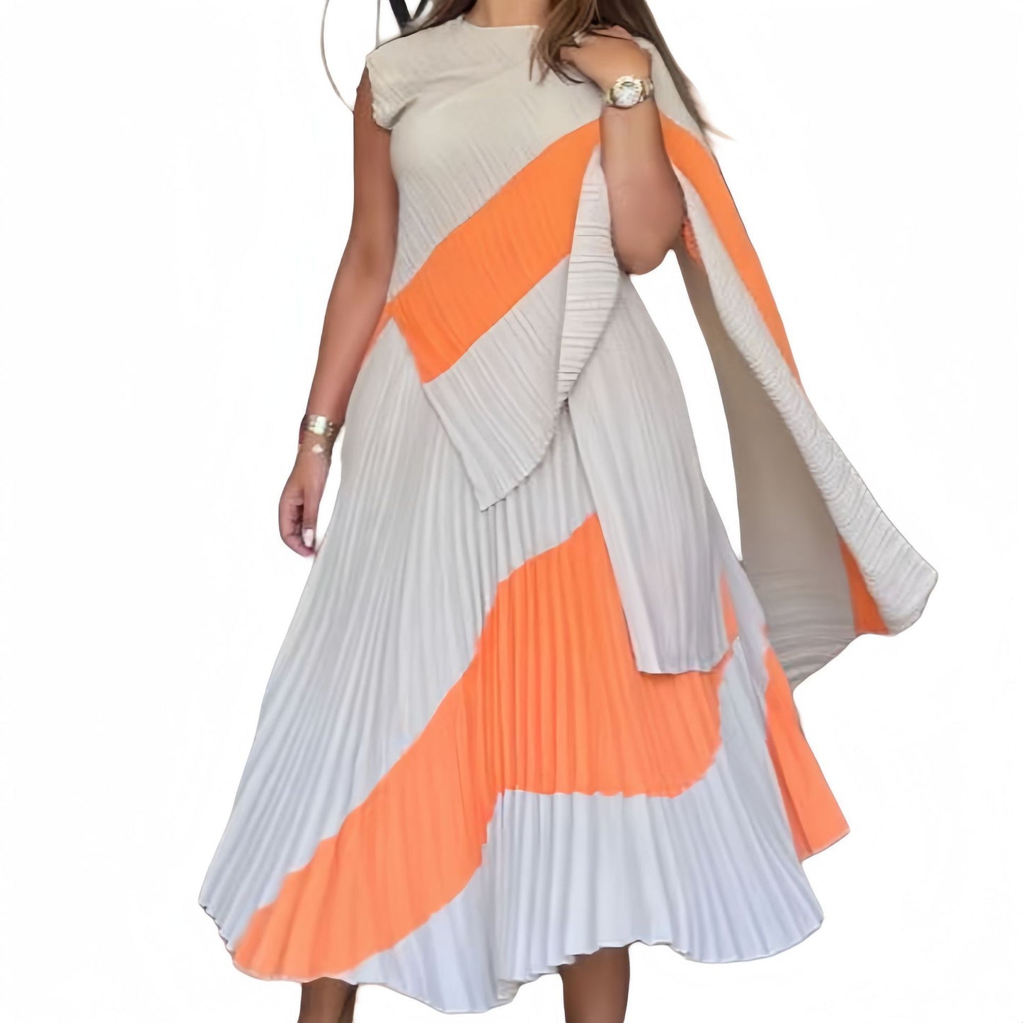 Women's Fashion Personality Female Casual Loose Autumn 2pc. Skirt Set