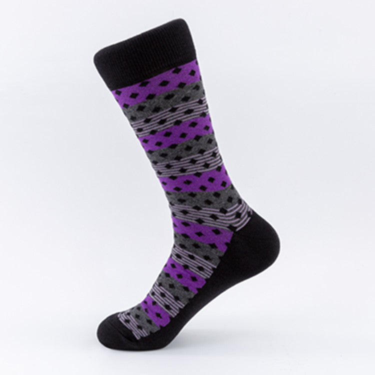 Men's Mid-calf Length Socks Europe And America - Munsieur