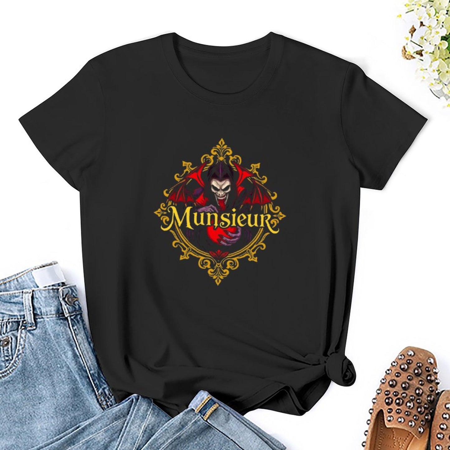 Women's Munsieur T-shirt "Noor" Valentine's Day Design Bleeding Collection