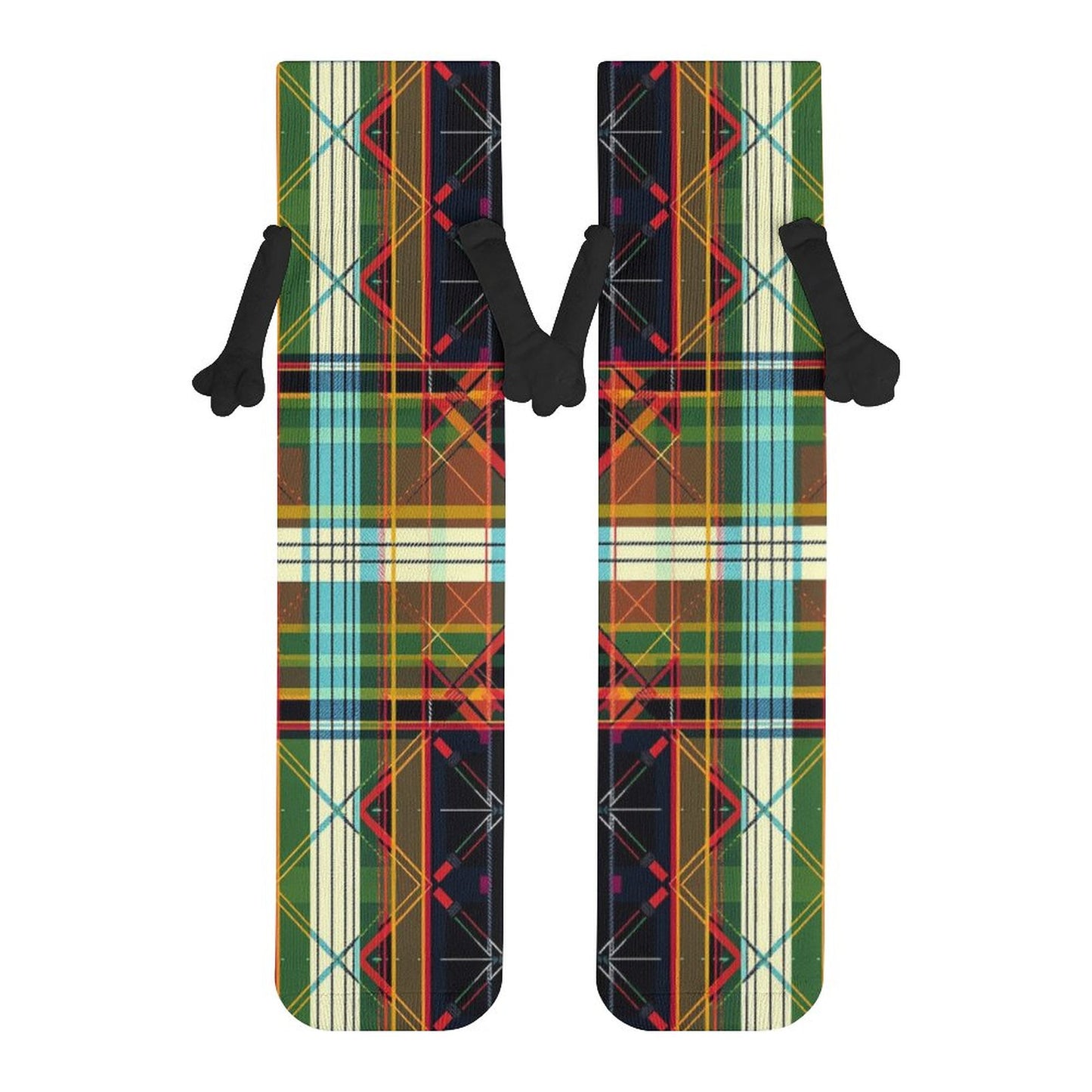 Munsieur Design Buddy Socks Magnetic Holding Hands Funny Socks accessories