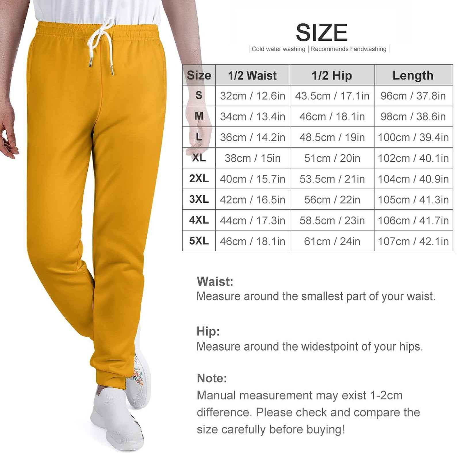 Men's Joggers Solid Color Breathable Polyester Blend