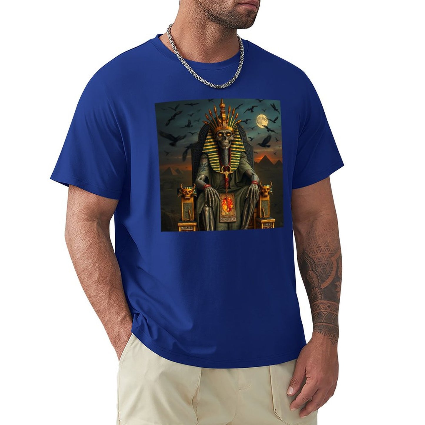 Munsieur Pharaoh's Reign Collection Men's Tee III (High Definition & Front Printing)