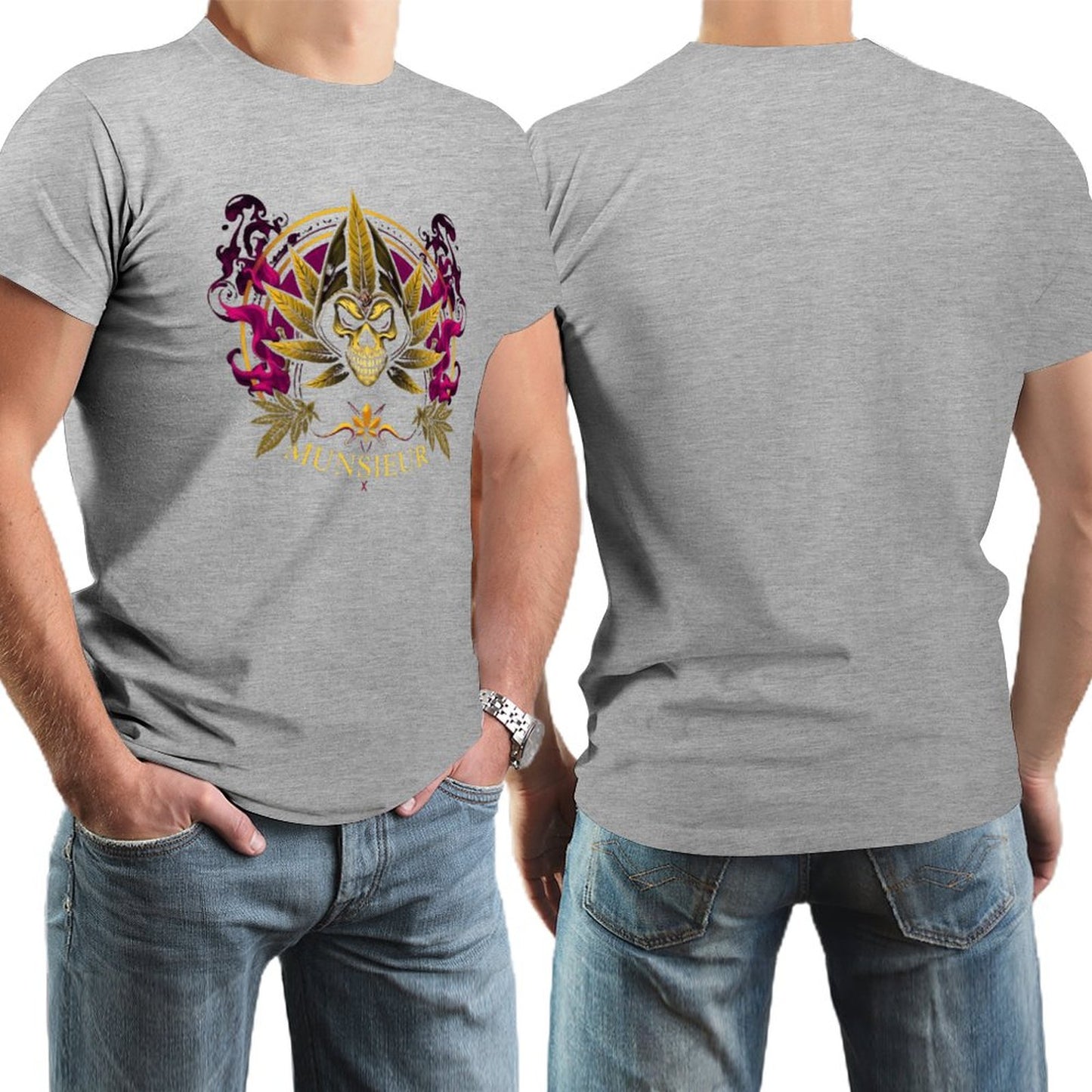 Munsieur 420 Collection "Out The Smoke" Tee for Men