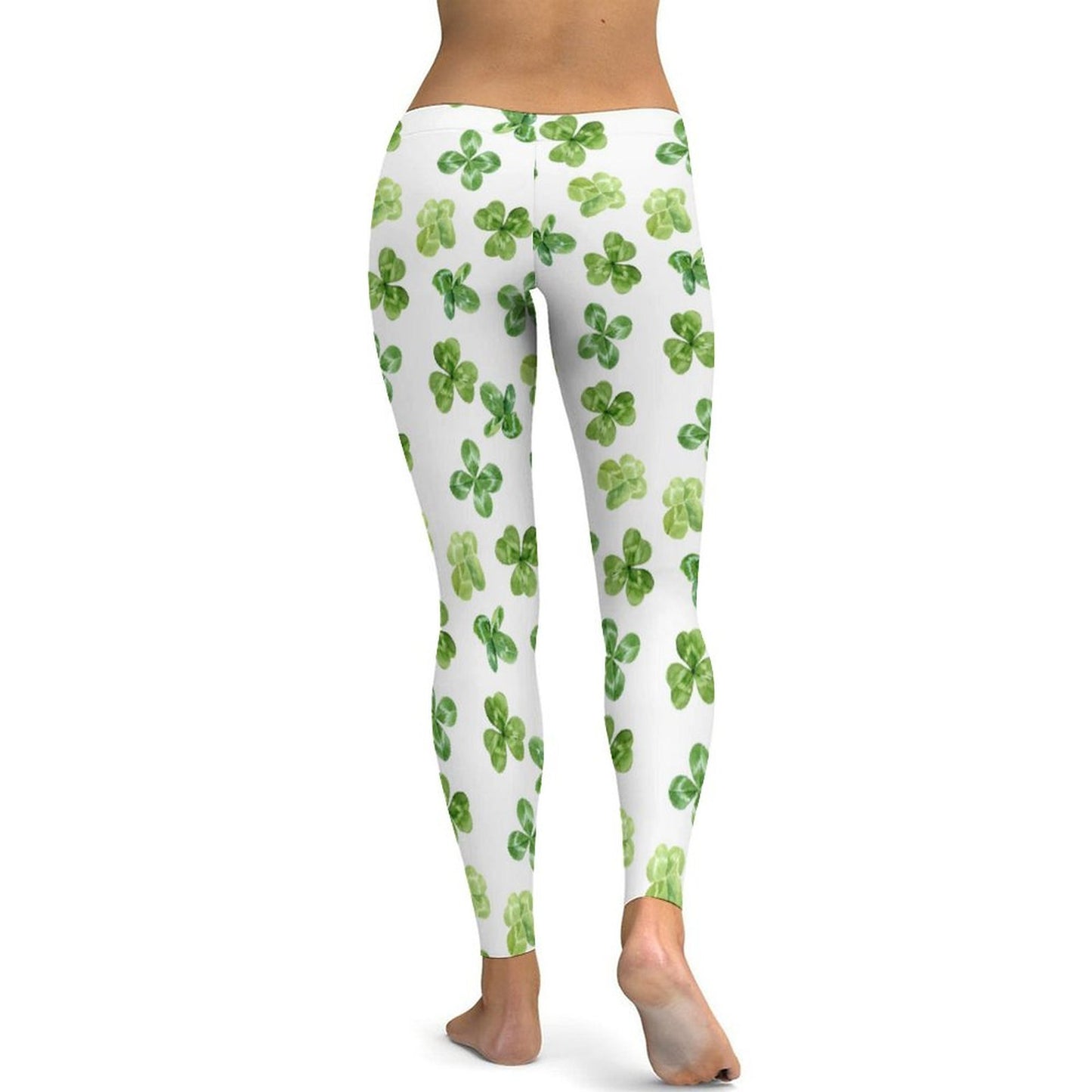 Munsieur St. Patrick's Day Collection Shamrock Leggings for Women