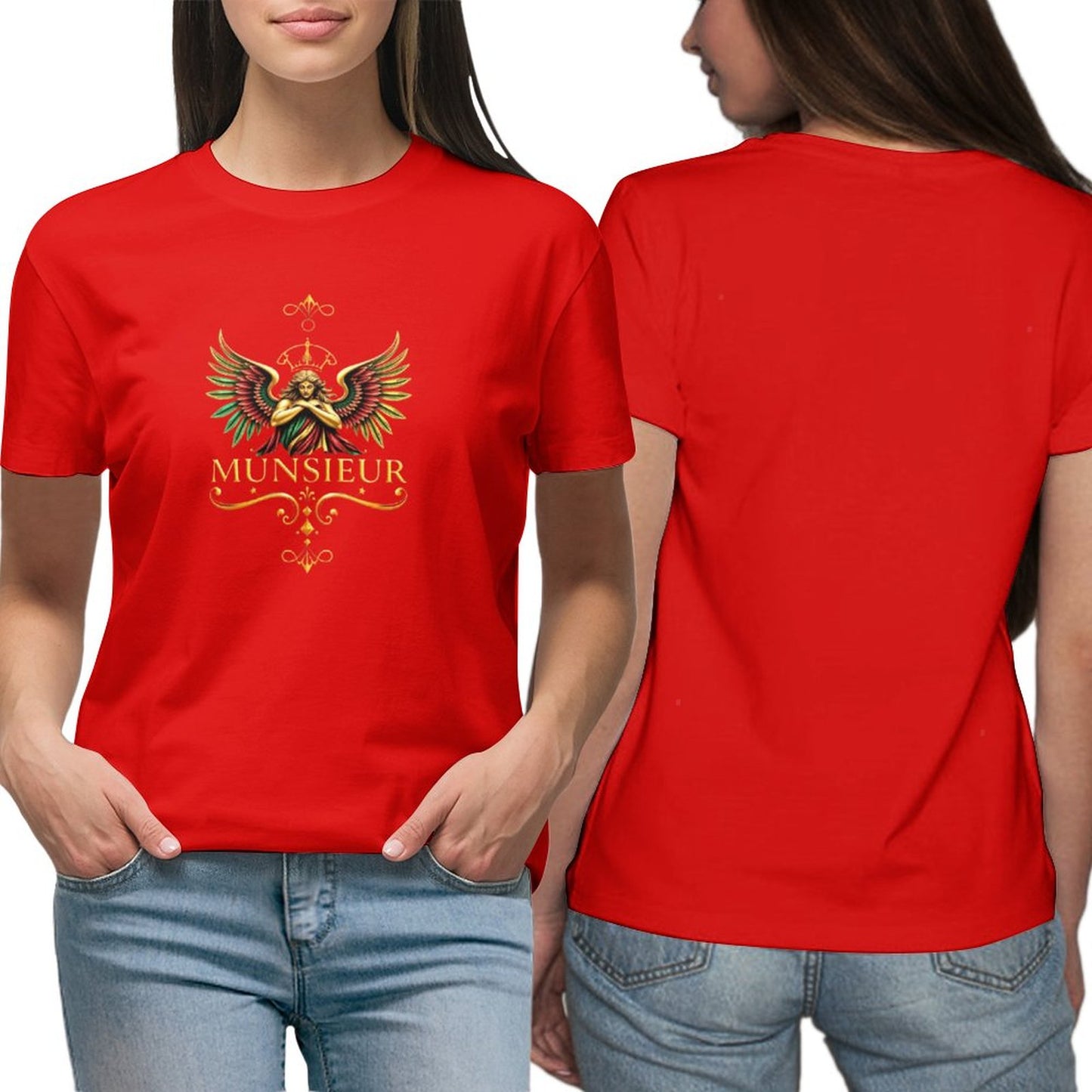 Munsieur Women's Timeless Style with Munsieur Premium Women's T-Shirts - Munsieur