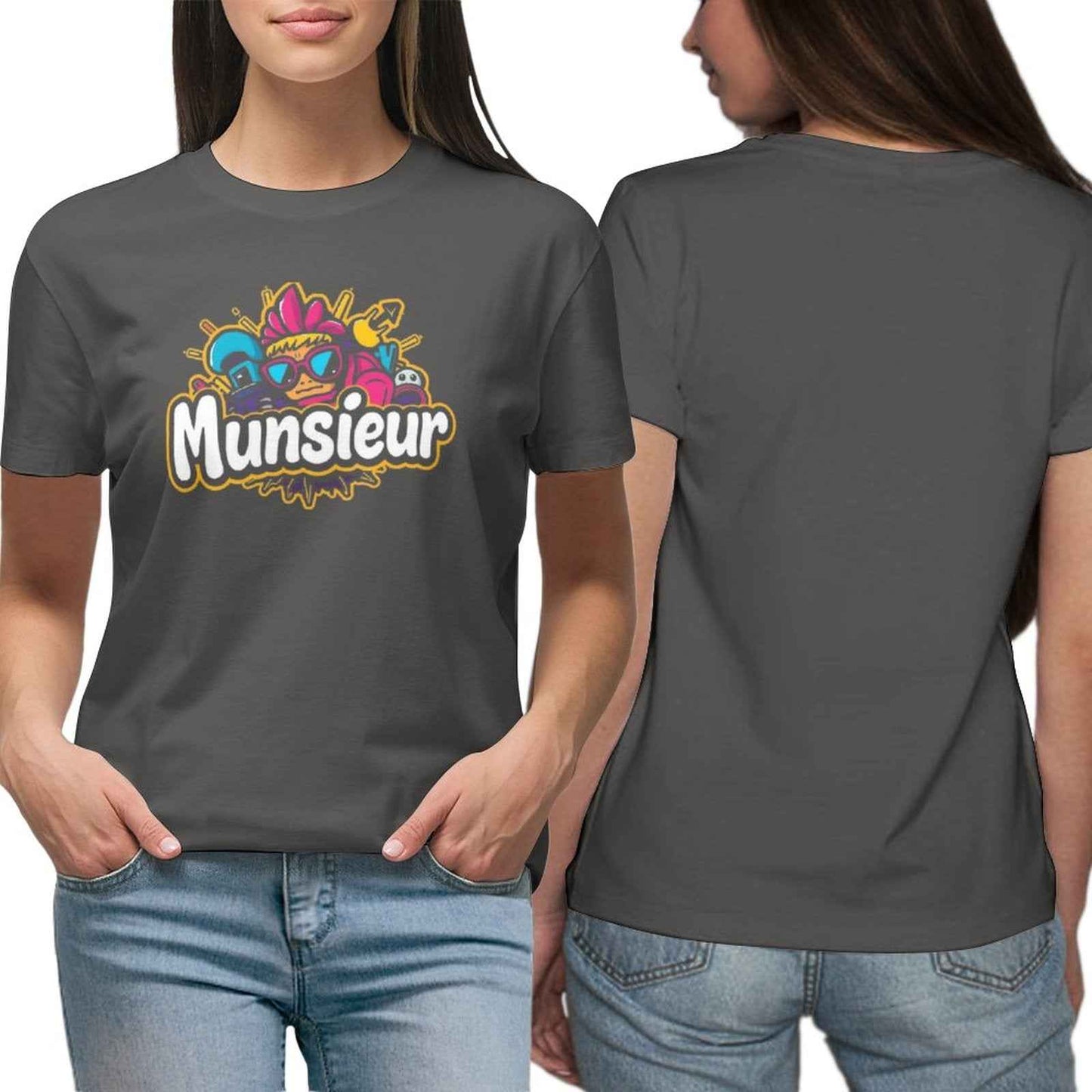 Munsieur T-Shirt for Women: Designed for Comfort, Styled for Impact for Her - Munsieur