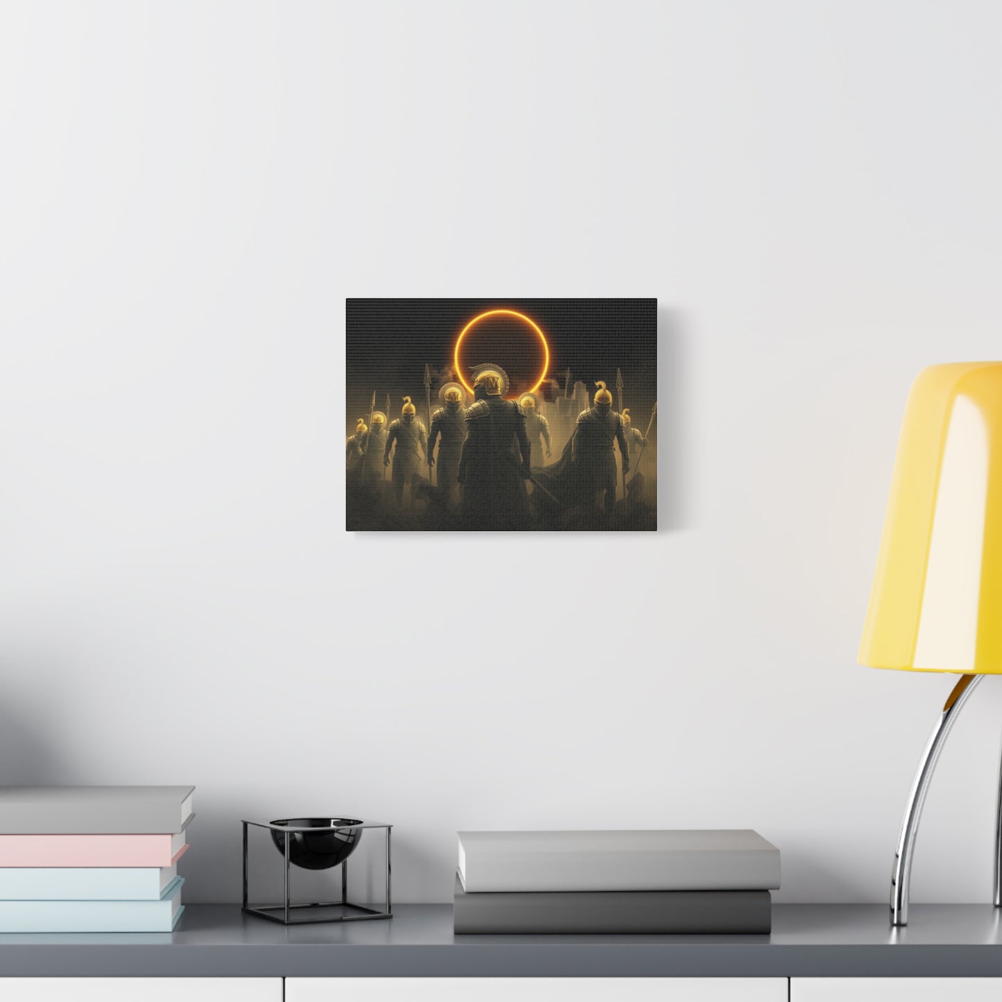 Epic Warrior Wall Art, Matte Canvas Print, Home Decor, Fantasy Art, Gift for Gamers, Movie Lovers, Historical Enthusiasts