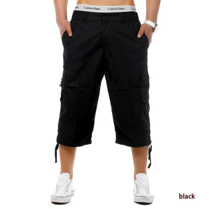 Summer Men's 7-point Multi-pocket Military Shorts Cross-border Style