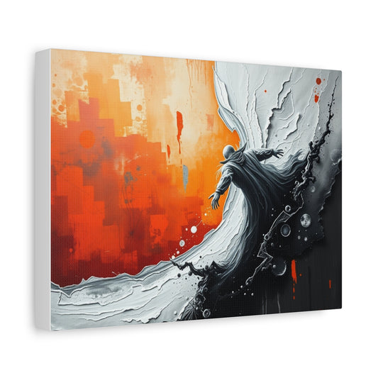 Dynamic Abstract Canvas Art, Modern Wall Decor, Vibrant Home Accent, Ocean Wave Design, Gift for Art Lovers, Contemporary Decor, [...]