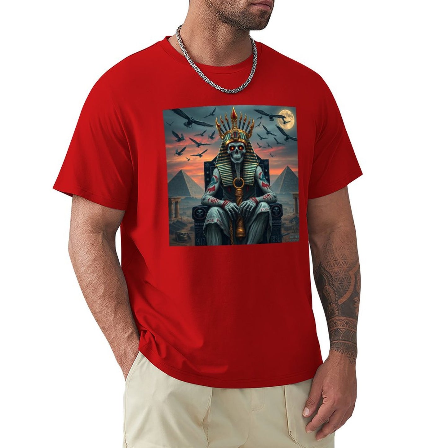 Munsieur Pharaoh's Reign Collection Men's Tee (High Definition & Front Printing)