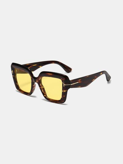 Polycarbonate Frame Square Sunglasses - Munsieur