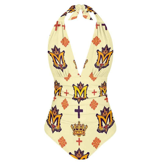 All-Over Print Women's High Cut One-piece Swimsuit