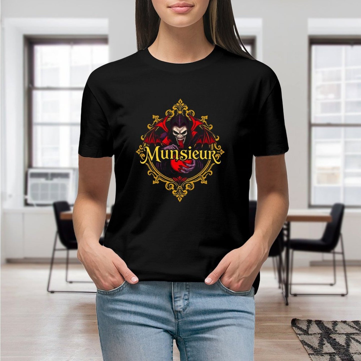 Women's Munsieur T-shirt "Noor" Valentine's Day Design Bleeding Collection