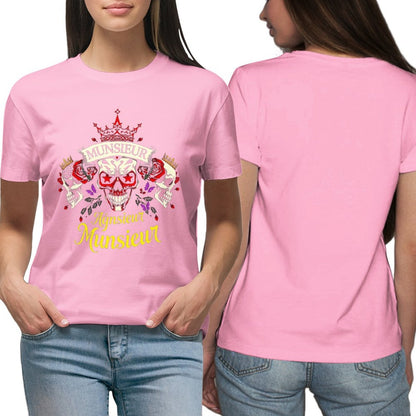 Munsieur Women's Custom T-Shirt "Agnsieur" Streetwear for Her