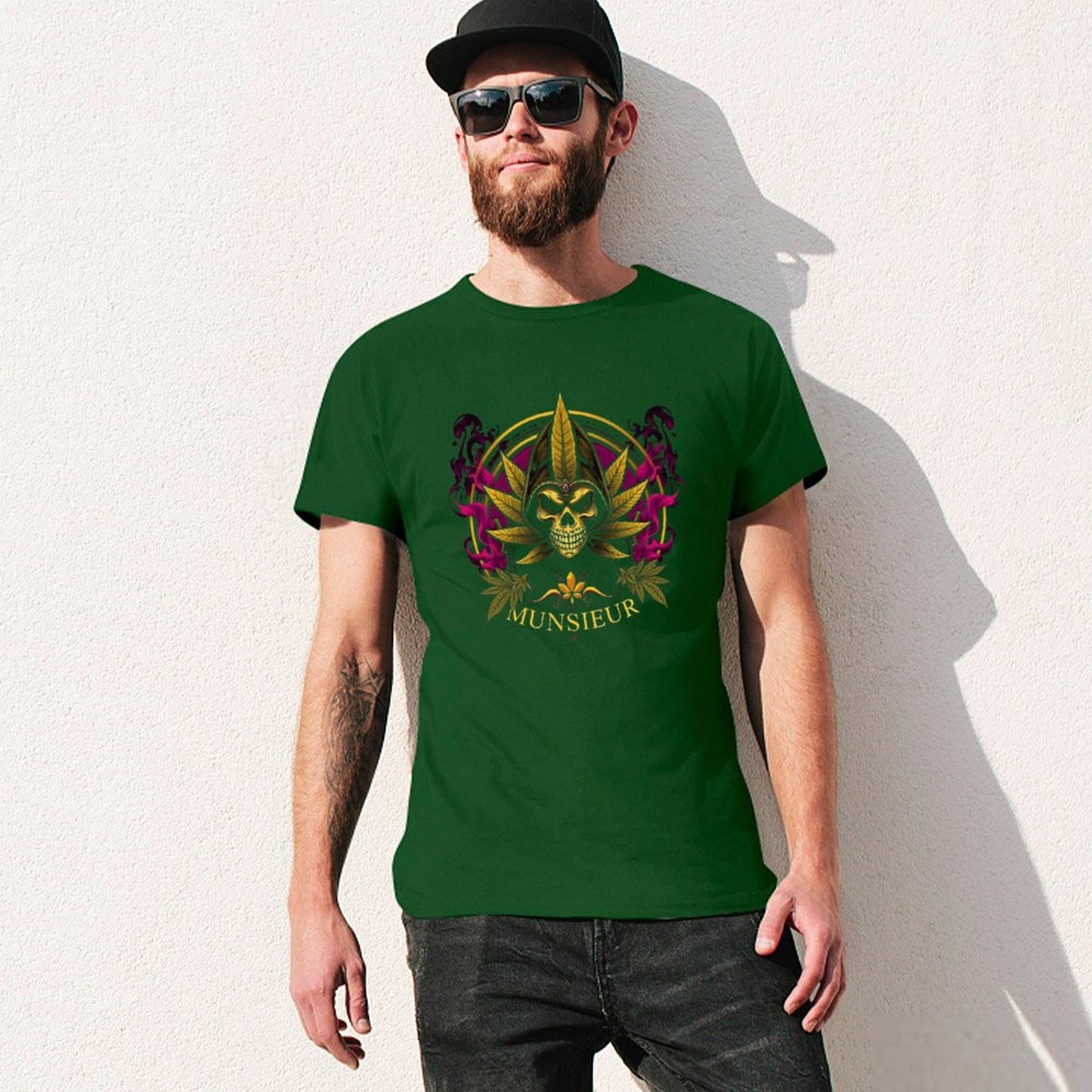 Munsieur 420 Collection "Out The Smoke" Tee for Men