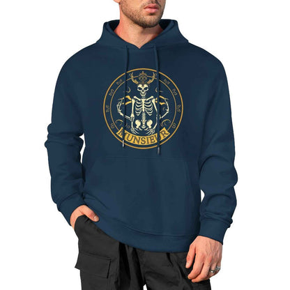 Munsieur Shadow Reaper: Luxe Skull Hoodie for Men - Munsieur