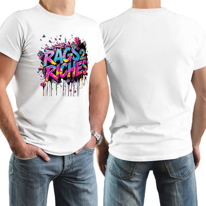 Men's Tee Munsieur Original Design "Rags2Riches" Streetwear Design