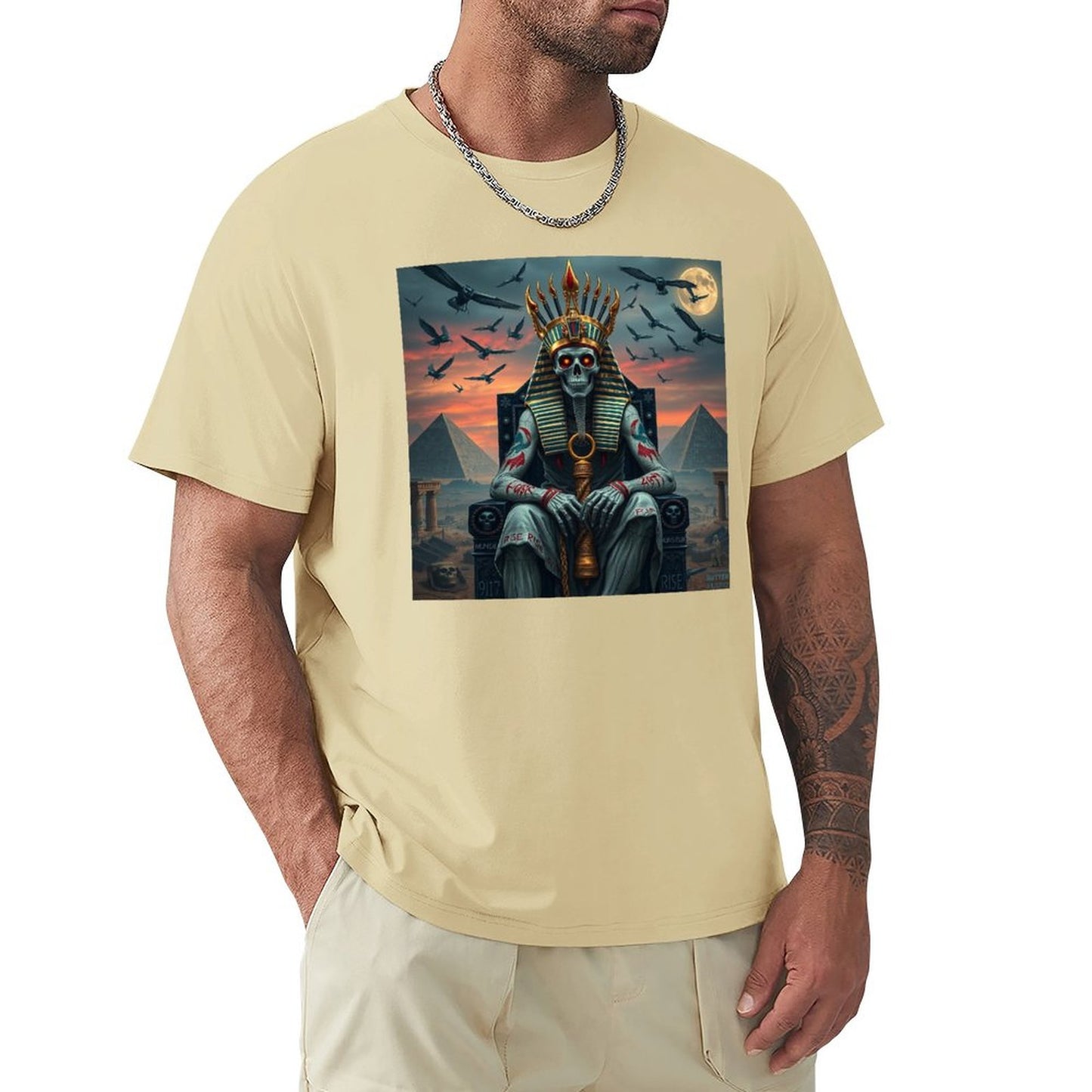 Munsieur Pharaoh's Reign Collection Men's Tee (High Definition & Front Printing)