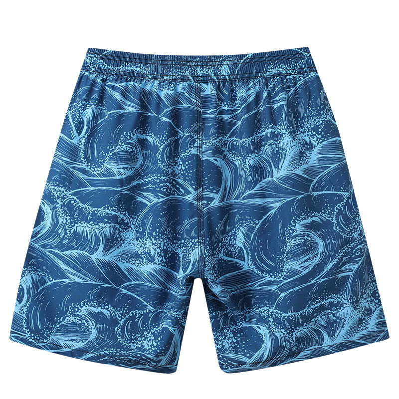 Men's Printing Vacation Style Wading Quick-drying Shorts