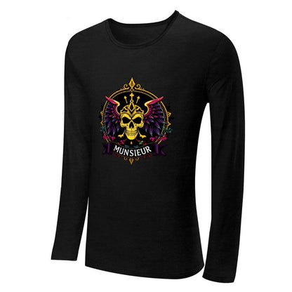 Munsieur Long Sleeve Tee for Men: Ultra-Soft Fabric for All-Day Wear - Munsieur
