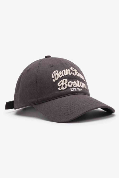Embroidered Graphic Adjustable Baseball Cap - Munsieur