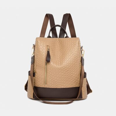 Stylish PU Leather Backpack for Everyday Adventures - Munsieur