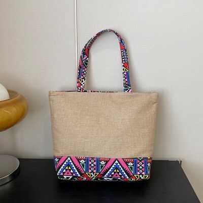 Geometric Medium Tote Bag - Munsieur