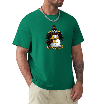 Men's Munsieur Christmas Tee Design "Atomic Snow"