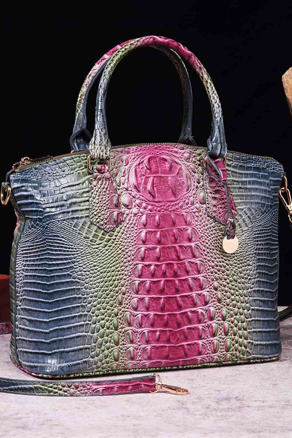 Gradient PU Leather Handbag - Munsieur