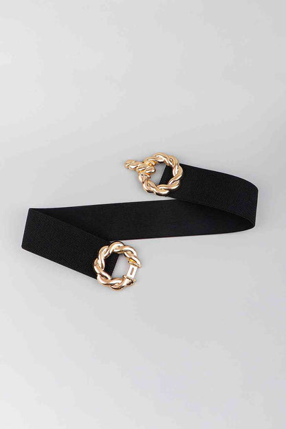 Zinc Alloy Buckle Elastic Belt - Munsieur