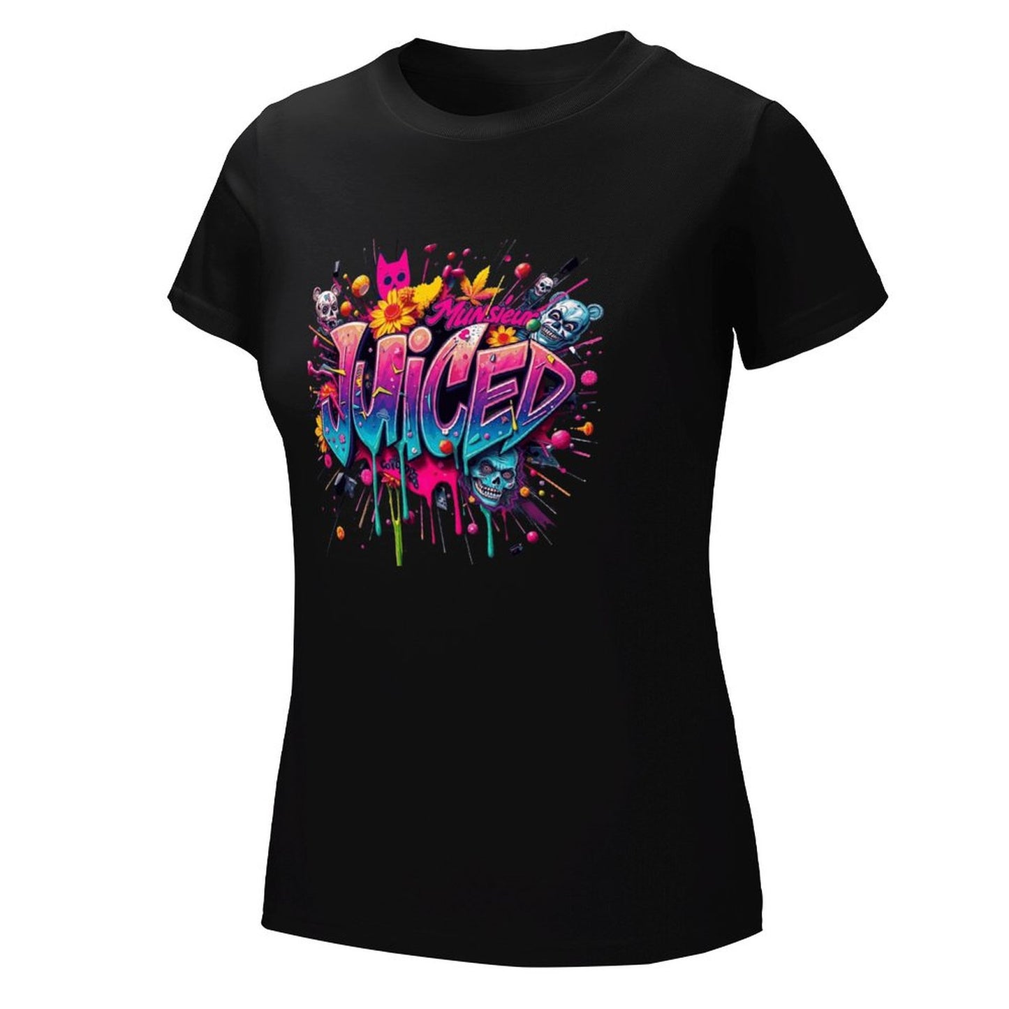 Women's T-shirt Streetwear Design "Juiced" Crown Co. 👑