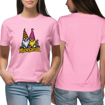 Munsieur Women's Designer T-shirt "Gnomies" Streetwear for Her