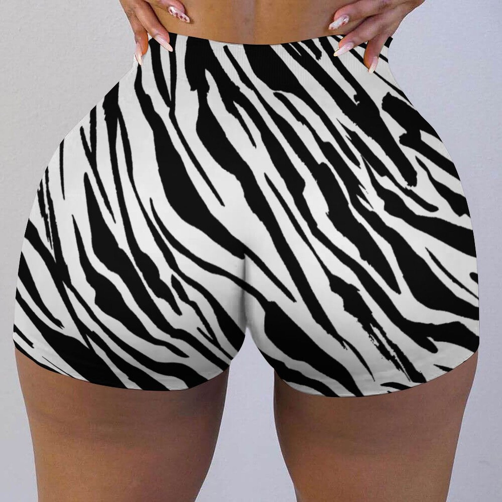 Munsieur Ladies Swim Shorts Zebra Print - Munsieur