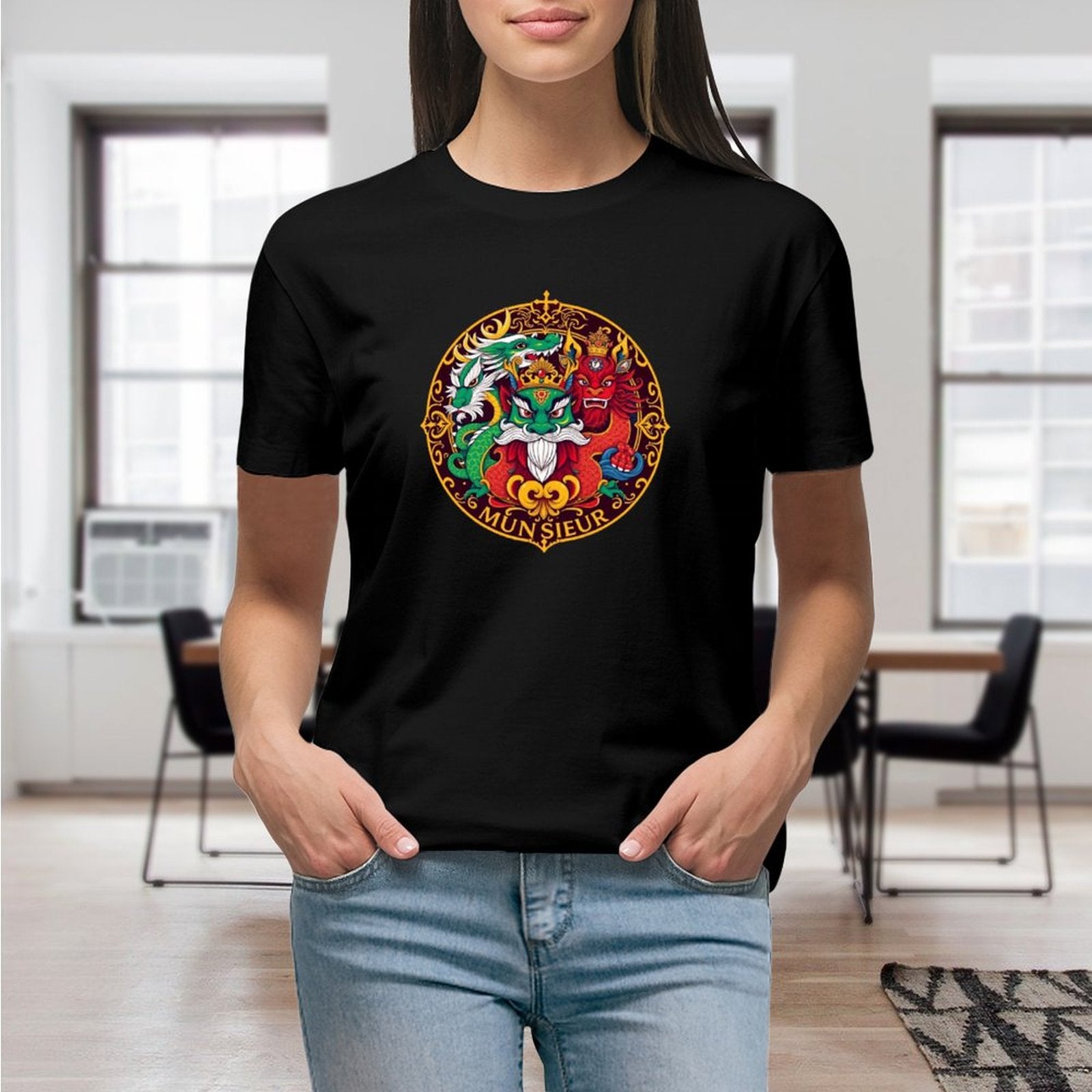 Munsieur T-Shirt for Women: Lightweight, Breathable, and Ultra-Stylish for Her - Munsieur
