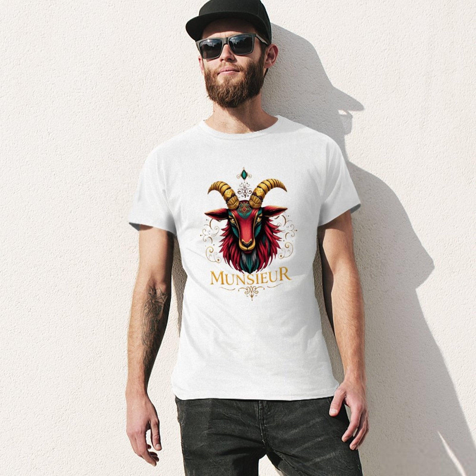 *Sale** Men's Munsieur Tee "Icon Billy" Designer Streetwear Fashion