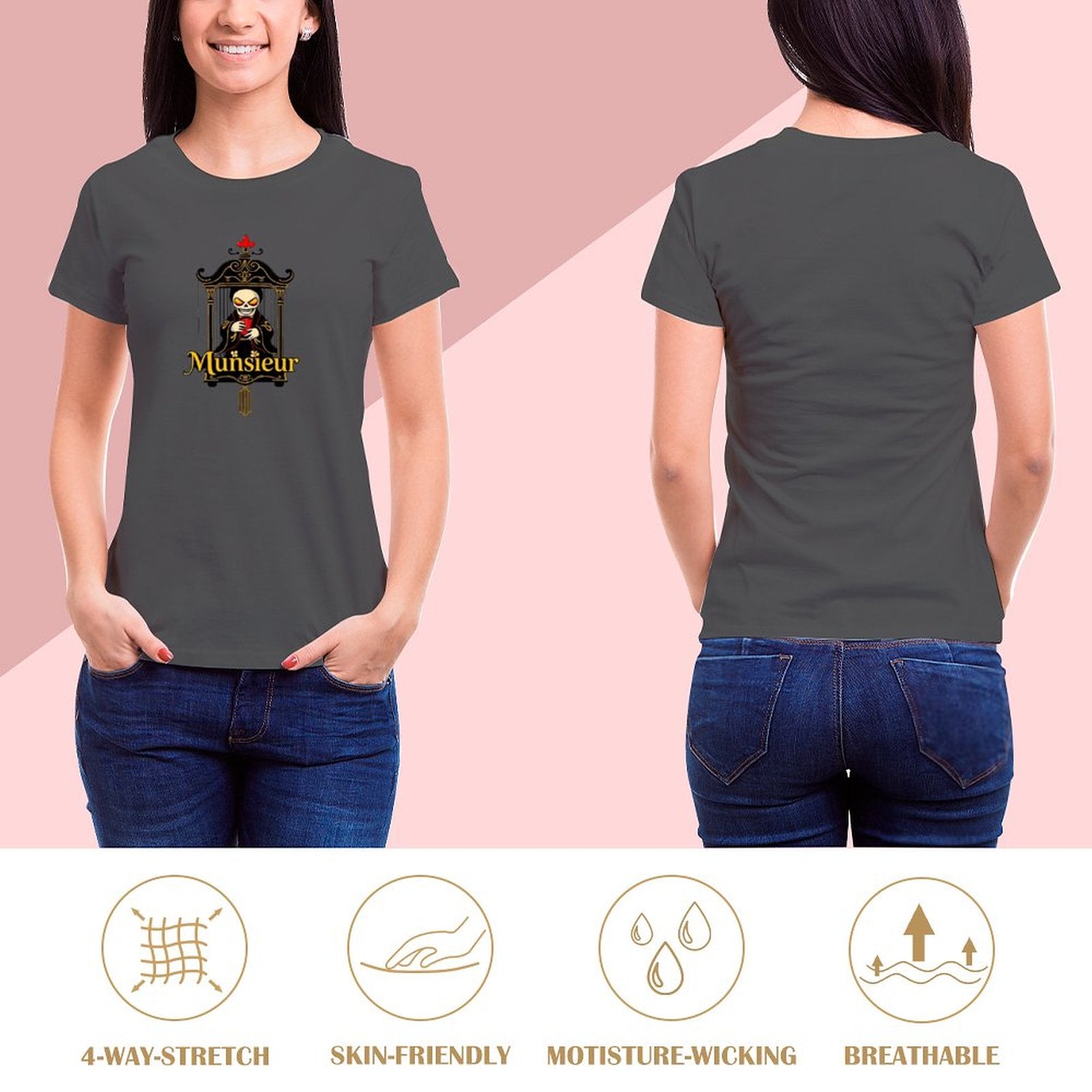 Munsieur Premium Women's T-Shirts: Luxury and Comfort Combined for Her - Munsieur