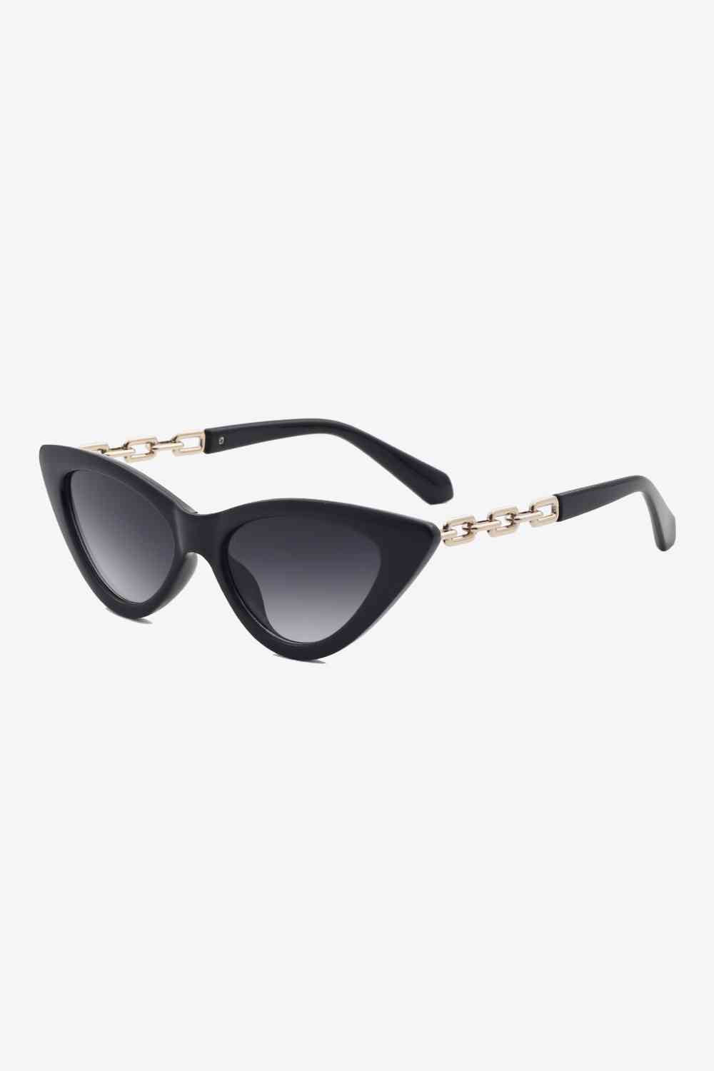 Chain Detail Cat-Eye Sunglasses - Munsieur