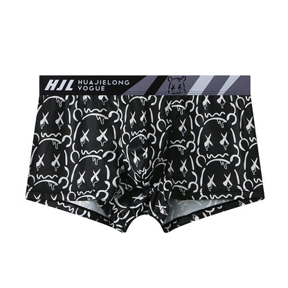 Men's Multi-color Printing Slim Fit Breathable Boxers - Munsieur